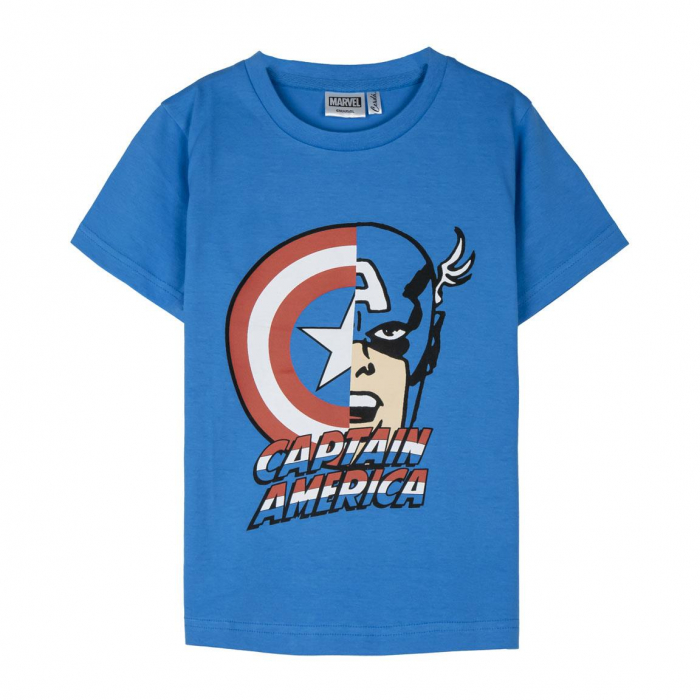Tricou cu maneca scurta pentru copii Avengers Captain America [1]
