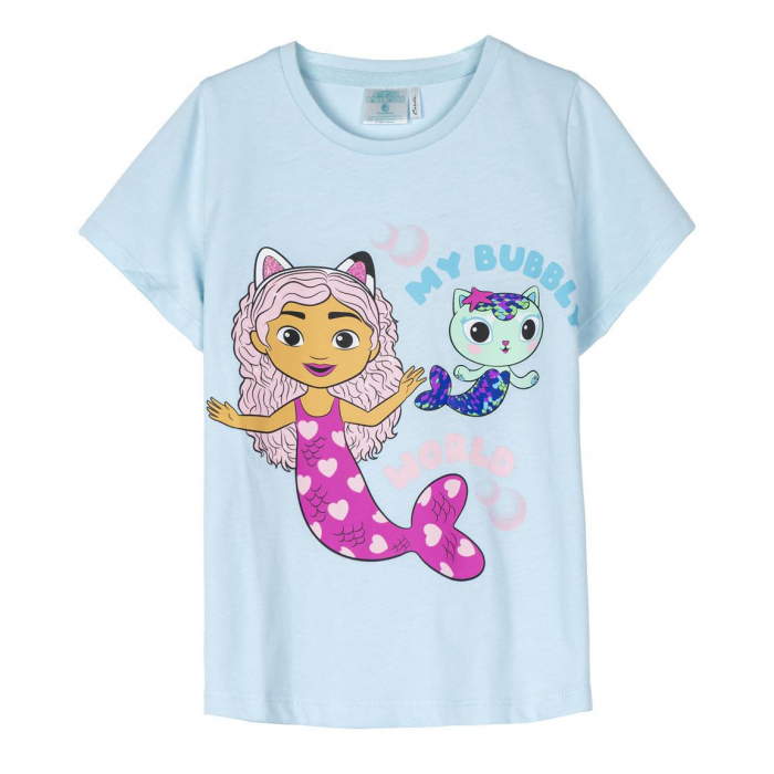 Tricou cu maneca scurta pentru copii Gabby's Dollhouse Sirena [1]