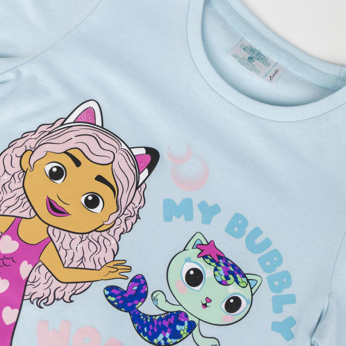 Tricou cu maneca scurta pentru copii Gabby's Dollhouse Sirena [3]