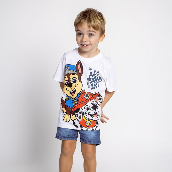 Tricou cu maneca scurta pentru copii Paw Patrol [4]