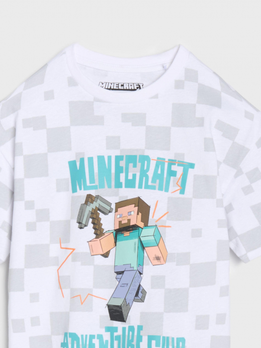 Tricou din bumbac cu maneca scurta Minecraft [7]