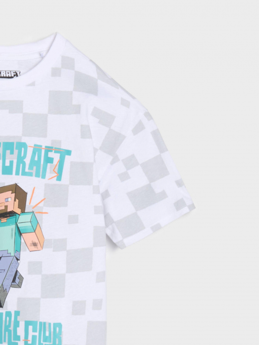 Tricou din bumbac cu maneca scurta Minecraft [4]