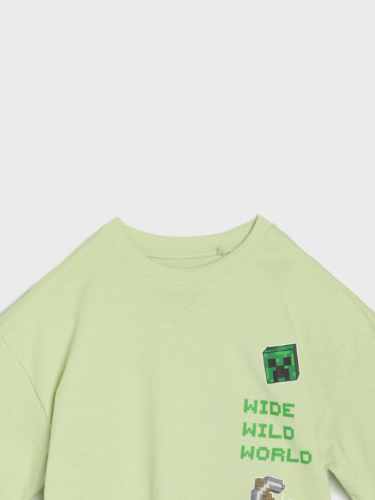 Tricou din bumbac cu maneca scurta Minecraft Adventure Club [9]