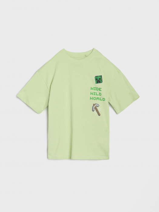 Tricou din bumbac cu maneca scurta Minecraft Adventure Club [1]