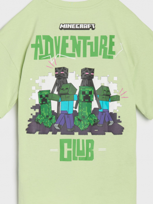 Tricou din bumbac cu maneca scurta Minecraft Adventure Club [11]