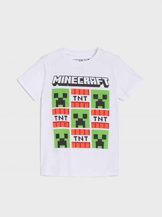 Tricou din bumbac cu maneca scurta Minecraft TNT [1]