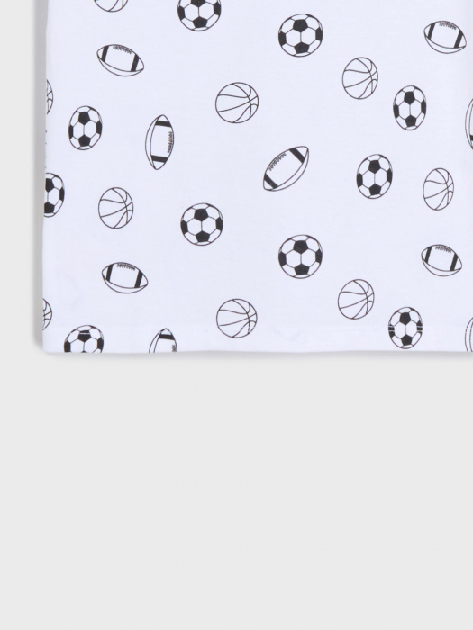 Tricou din bumbac cu maneca scurta Mingii [7]