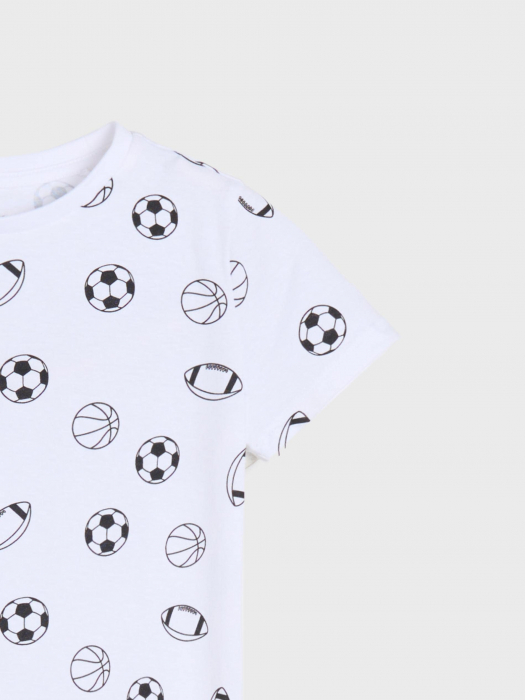 Tricou din bumbac cu maneca scurta Mingii [2]