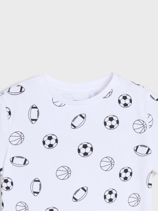 Tricou din bumbac cu maneca scurta Mingii [14]