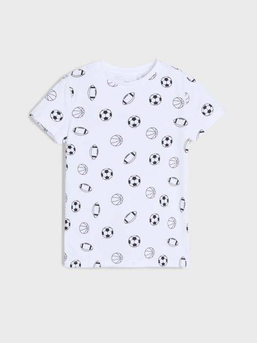 Tricou din bumbac cu maneca scurta Mingii [1]