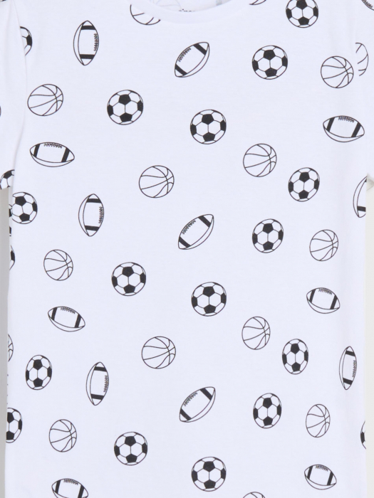 Tricou din bumbac cu maneca scurta Mingii [11]