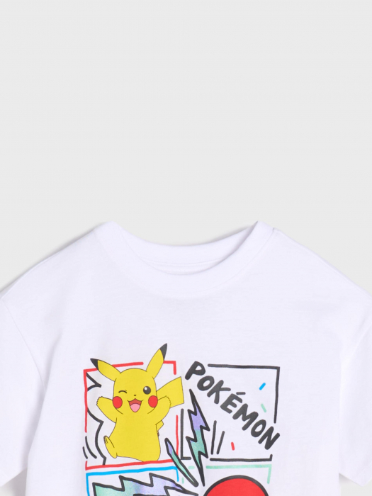 Tricou din bumbac cu maneca scurta Pokemon [4]
