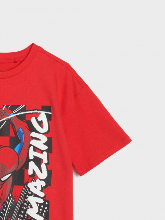 Tricou din bumbac cu maneca scurta Spider-Man [4]