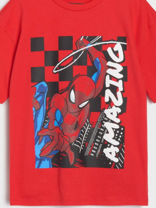 Tricou din bumbac cu maneca scurta Spider-Man [3]