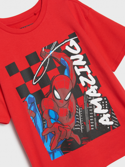 Tricou din bumbac cu maneca scurta Spider-Man [2]