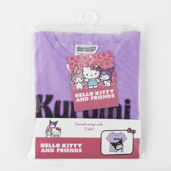 Tricou din bumbac pentru copii Kuromi [6]