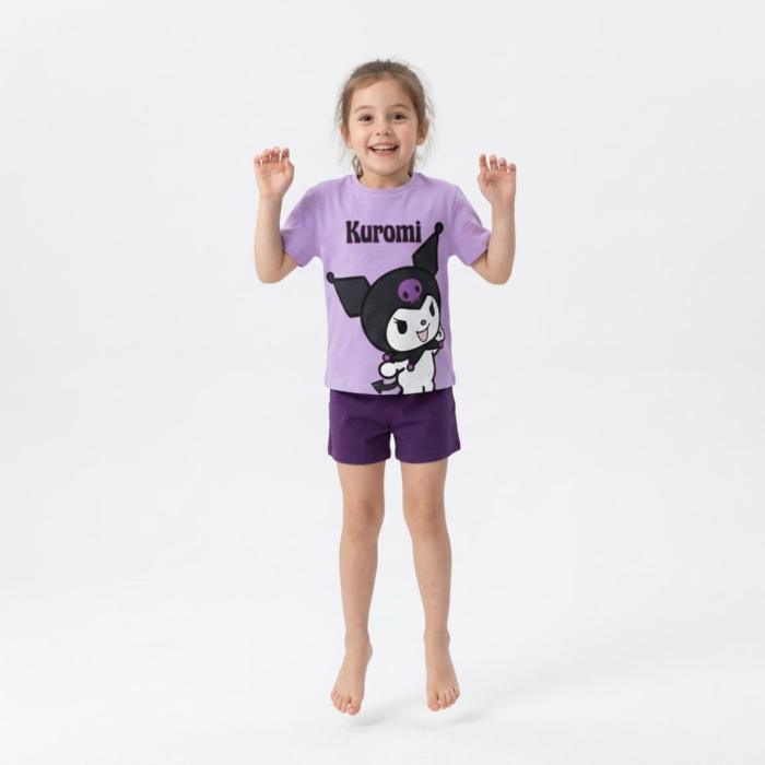 Tricou din bumbac pentru copii Kuromi [4]