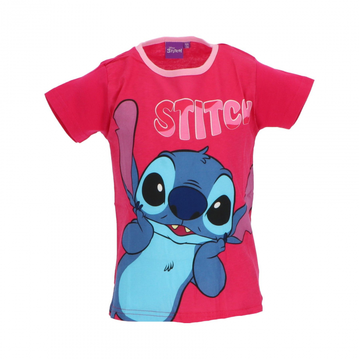 Tricou fete maneca scurta din bumbac Lilo si Stitch [1]