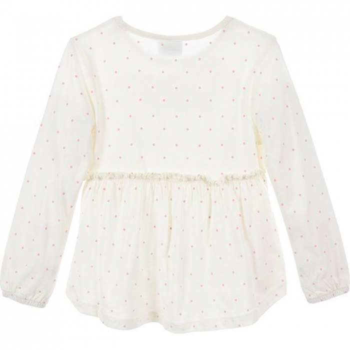 Tricou maneca lunga cu volan, pentru copii Peppa Pig [2]
