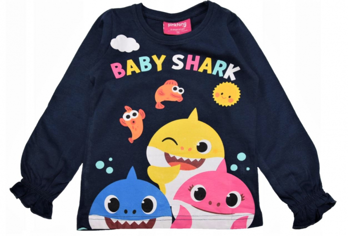 Bluza maneca lunga Baby Shark Fish [1]