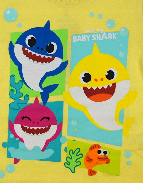 Tricou maneca scurta bumbac Baby Shark [2]