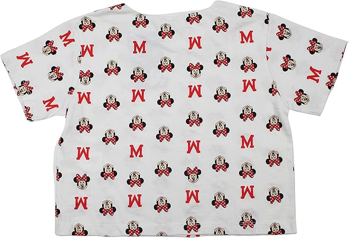 Tricou maneca scurta bumbac, pentru fete Minnie Mouse [2]