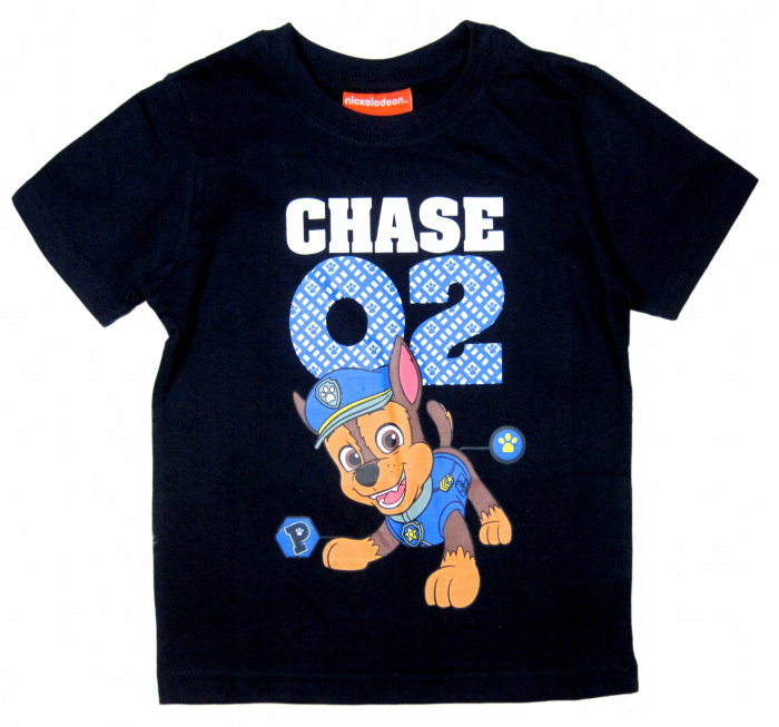 Tricou maneca scurta copii bumbac Paw Patrol Chase [1]