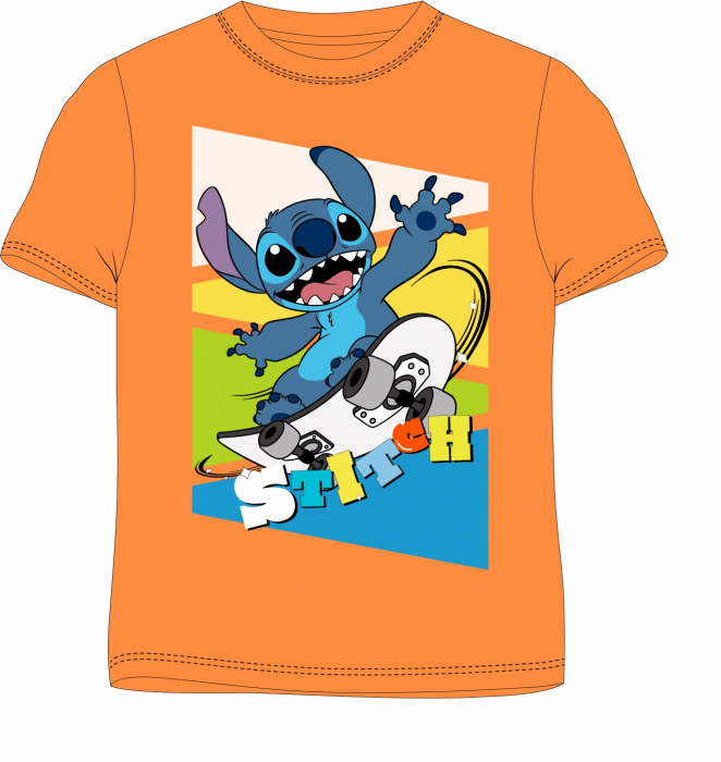 Tricou maneca scurta copii Lilo & Stitch Surf [1]