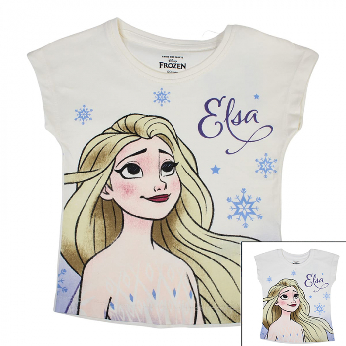 Tricou din bumbac cu maneca scurta Frozen Disney [1]