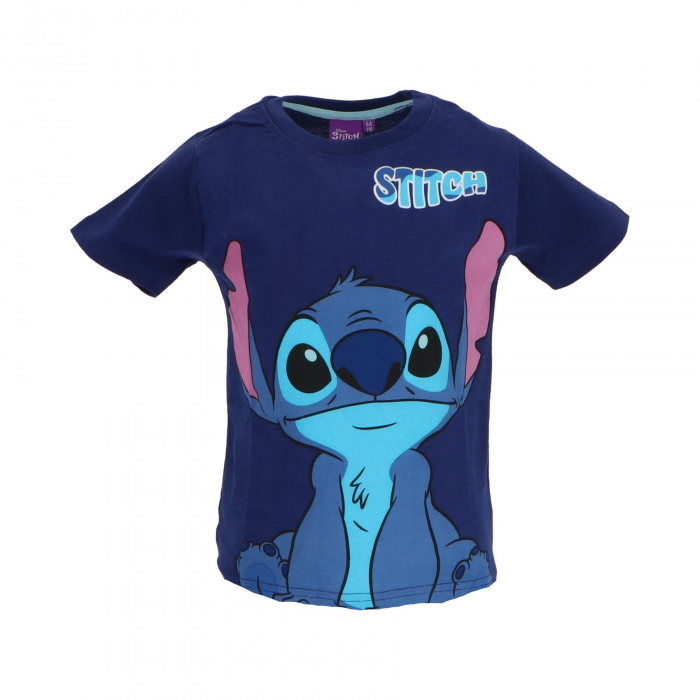 Tricou maneca scurta din bumbac Lilo si Stitch Loving [2]