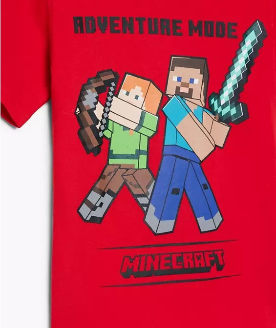 Tricou maneca scurta din bumbac Minecraft Zombies Around [2]