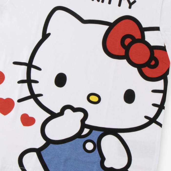Tricou maneca scurta din bumbac, pentru copii Hello Kitty [3]