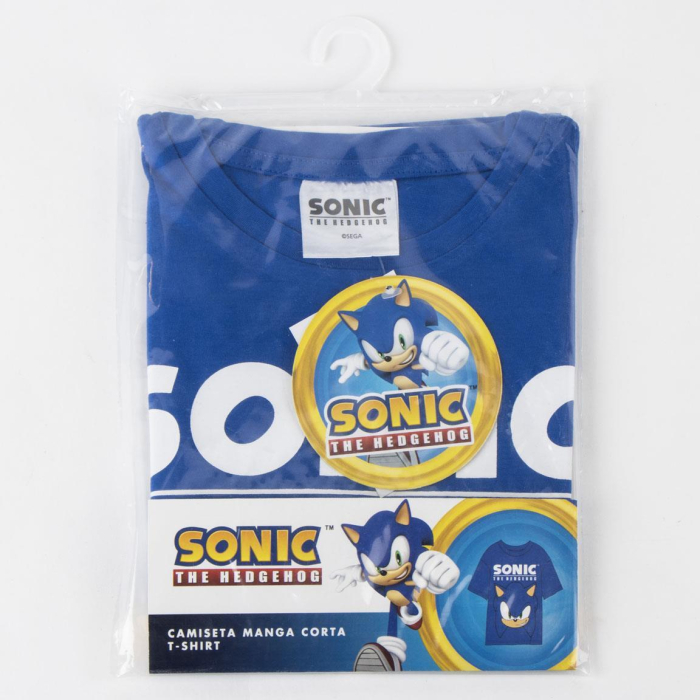 Tricou maneca scurta din bumbac, pentru copii Sonic [6]