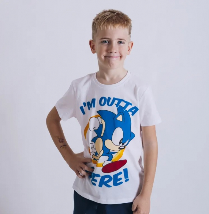Tricou maneca scurta pentru copii Sonic Out [1]