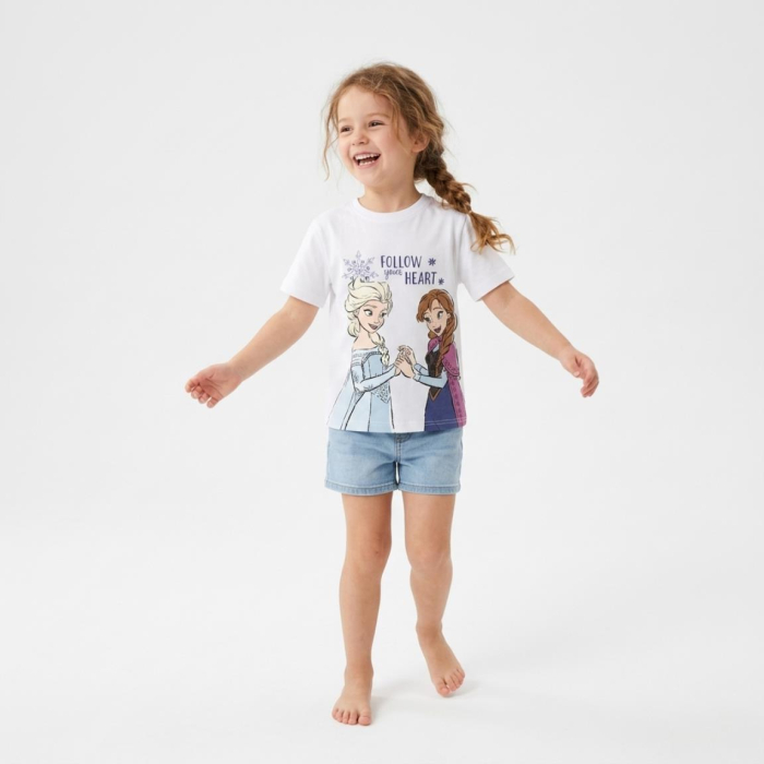 Tricou maneca scurta, pentru copii Frozen Follow your heart [4]