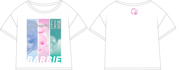 Tricou maneca scurta din bumbac Barbie Dream Team [1]
