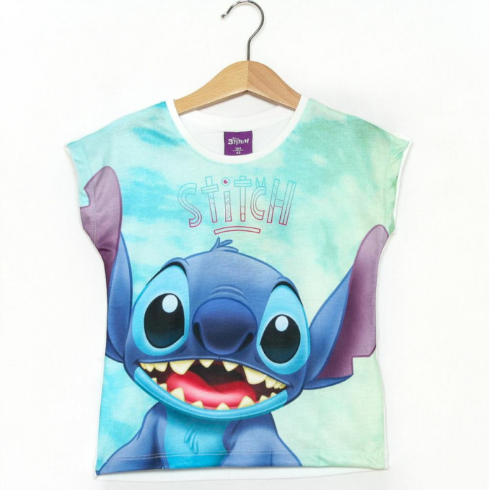 Tricou maneca scurta, pentru fete Stitch [1]