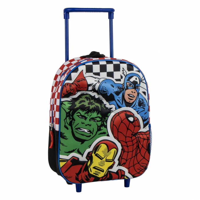 Troler gradinita 3D Avengers , 31x25x10 cm 1 compartiment [1]