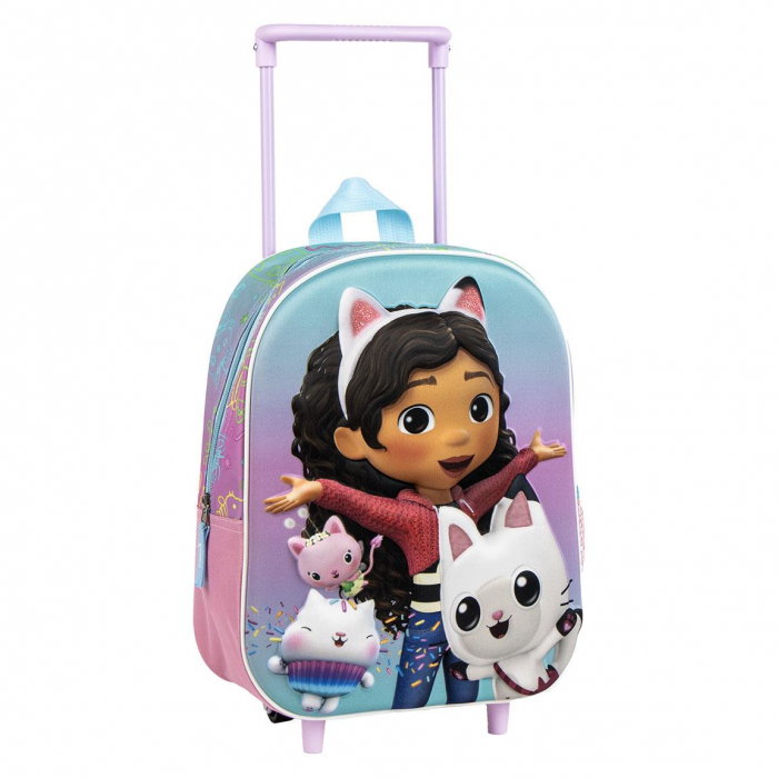 Troler gradinita 3D Gabby's Dollhouse Happy , 31x25x10 cm [1]