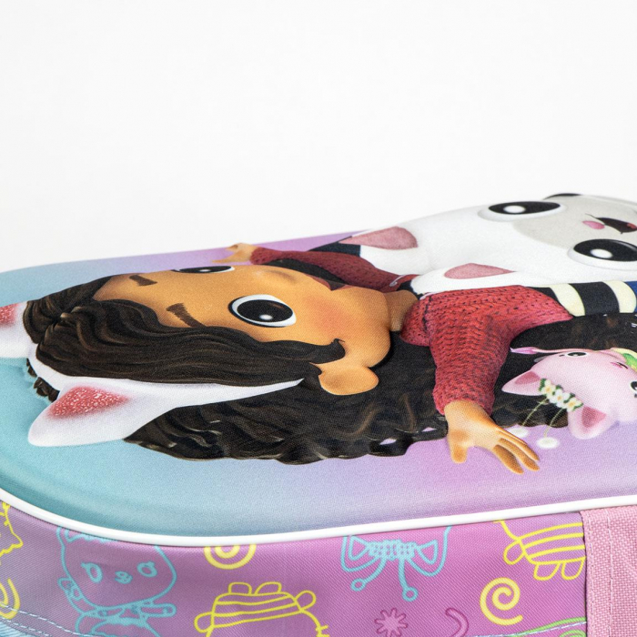 Troler gradinita 3D Gabby's Dollhouse Happy , 31x25x10 cm [8]