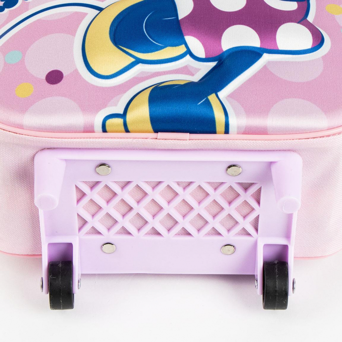 Troler gradinita 3D Minnie Music , 31x25x10 cm 1 compartiment [6]