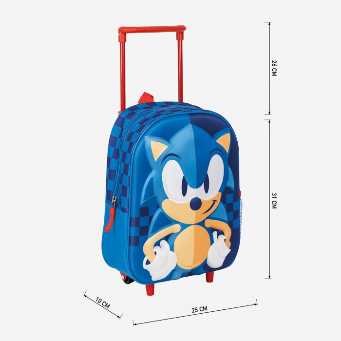 Troler gradinita 3D Sonic, 31x25x10 cm, 1 compartiment [4]
