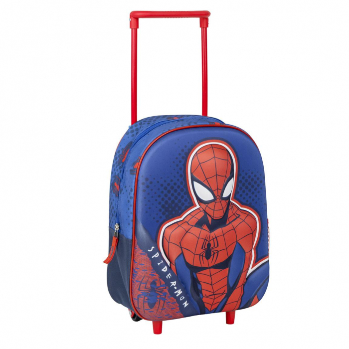 Troler gradinita 3D Spiderman, 31x25x10 cm, 1 compartiment [1]