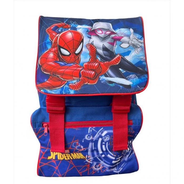 Troler scoala extensibil Spiderman, 40x28x15 cm [1]