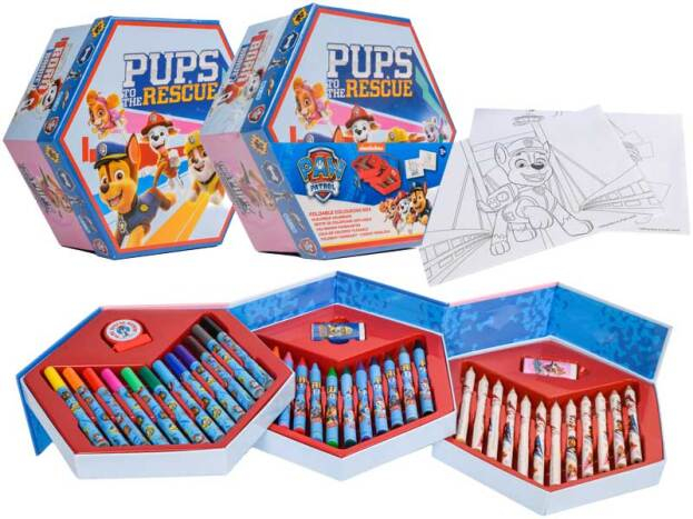 Trusa de colorat Paw Patrol, 41 piese [5]