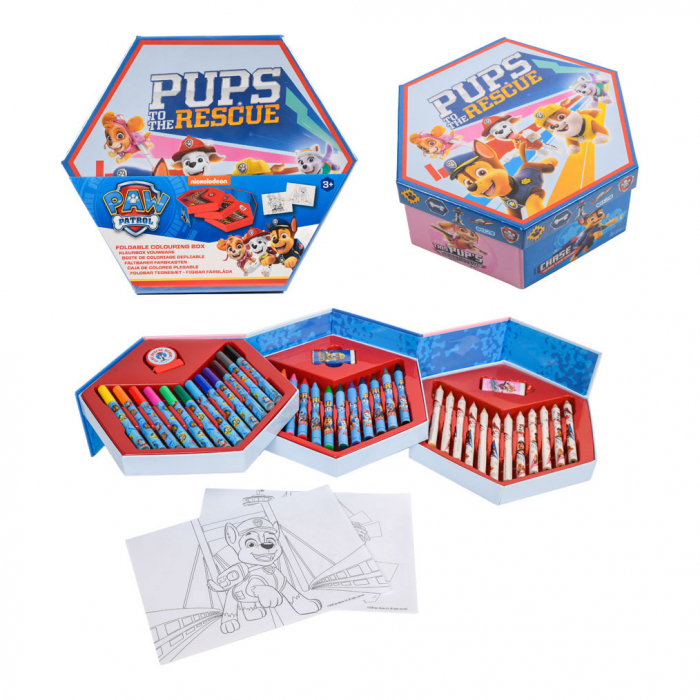 Trusa de colorat Paw Patrol, 41 piese [2]