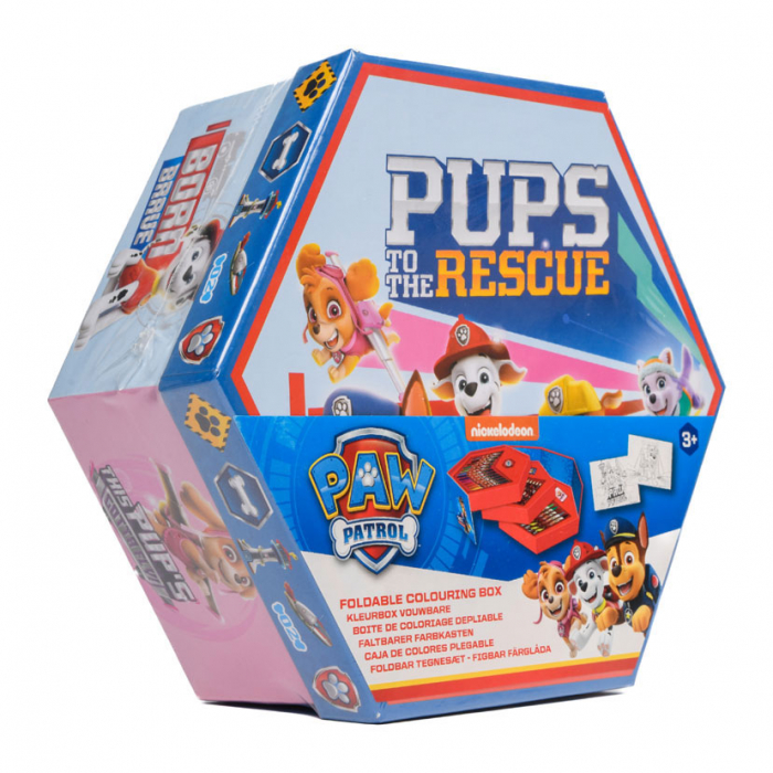 Trusa de colorat Paw Patrol, 41 piese [6]