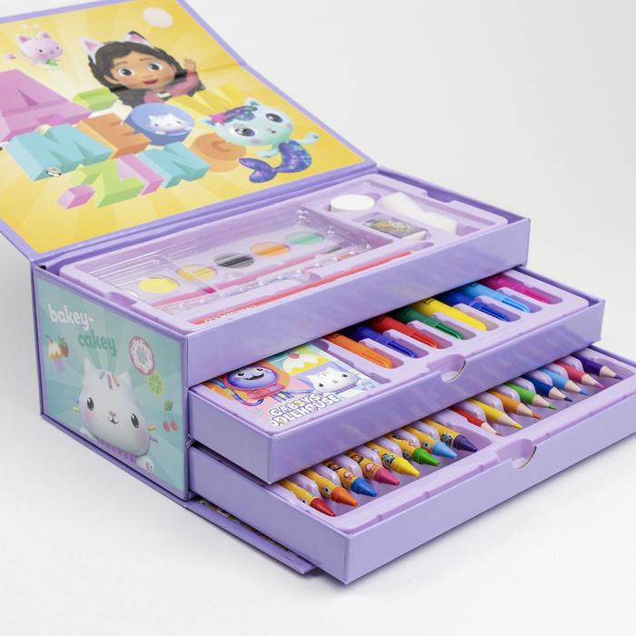 Trusa de colorat valiza Gabby's Dollhouse, 42 piese [3]