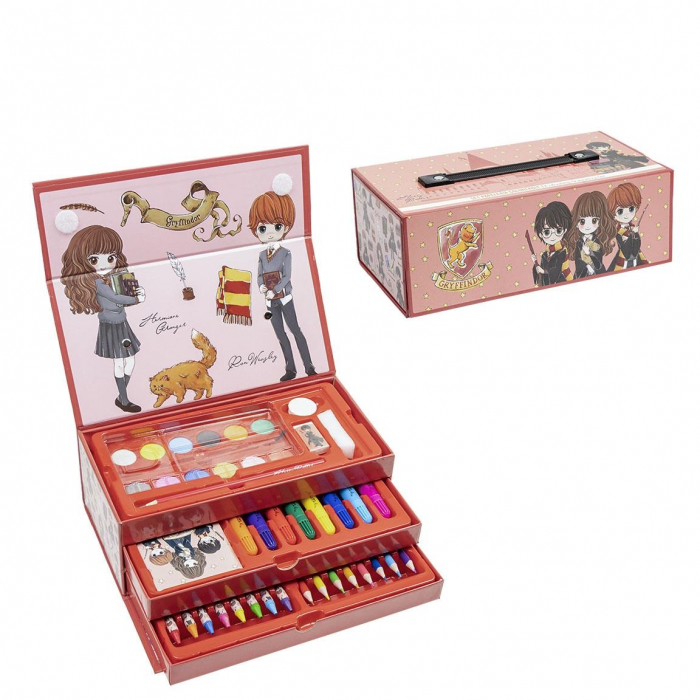 Trusa de colorat valiza Harry Potter Gryffindor, 42 piese [2]