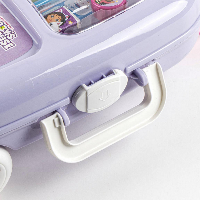 Trusa tip troler gradinita transparent Gabby's Dollhouse si accesorii, 25.5x22x9 cm [4]